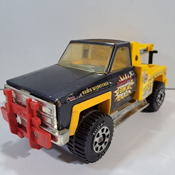 Vintage Metal & Plastic Tonka Dynamite Towing & Recovery Chevrolet Tow Truck - Picture 1 of 12